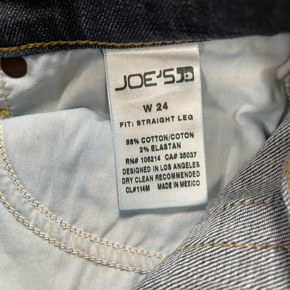 Joe's Jeans Skinny Indigo Blue Stretch Denim - Picture 4 of 4